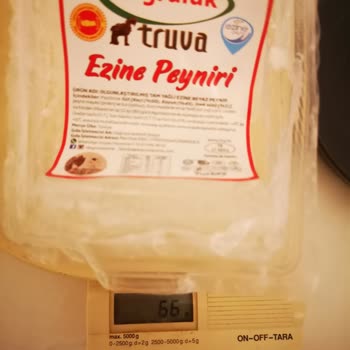 Migros Sanal Marketten Satın Alınan Doğruluk Marka Ezine Peyniri