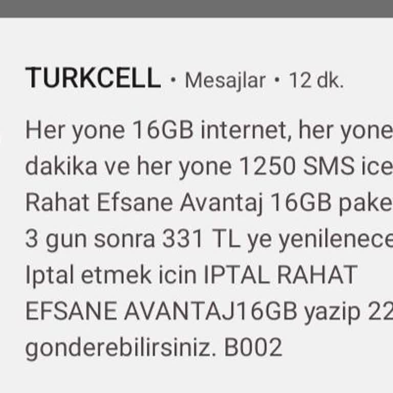 Turkcell Fahiş Fatura Artışı