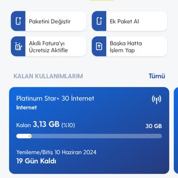 Turkcell İnternetimi Harcamadığım Halde Harcadım Gösteriyor