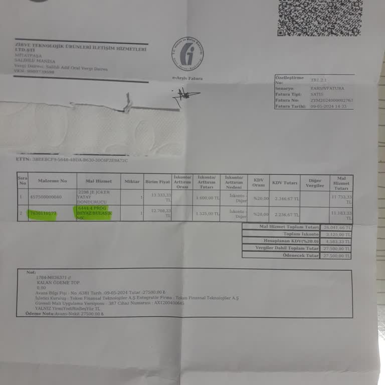Arçelik Mağazadan Aldığımız Ürünün Yerine Eve Farklı Ürün Gönderilmesi