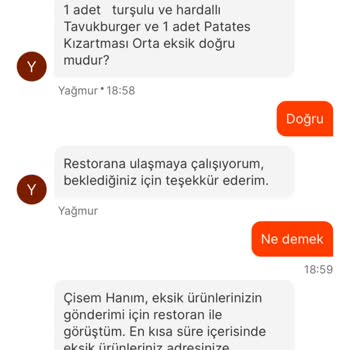 Burger King Ataşehir Ve Migros Yemek Şikayeti