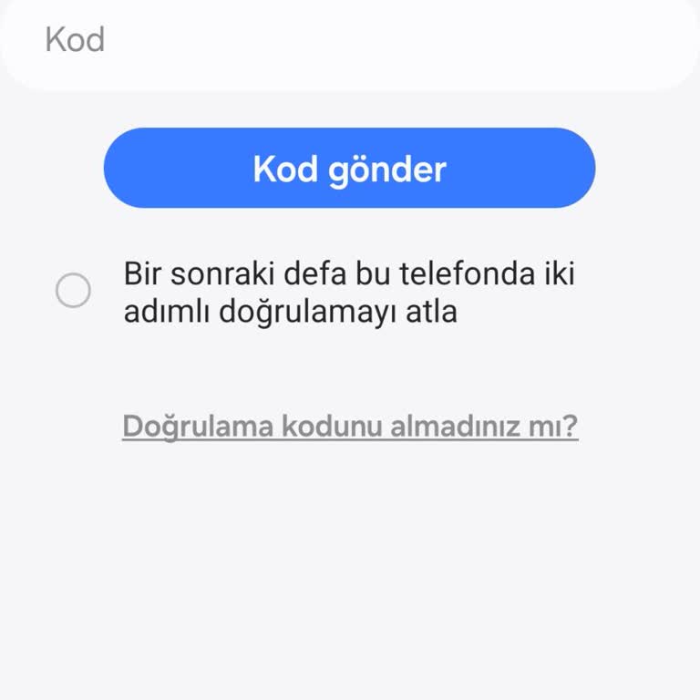 Samsung Telefon Samsung Account Hakkında İki Doğrulama Kodu Eski Numarama Şifre Atıyor