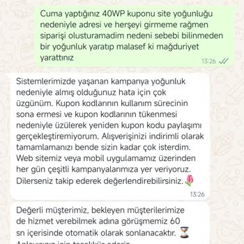 LCW İndirim Kodu Sorunu