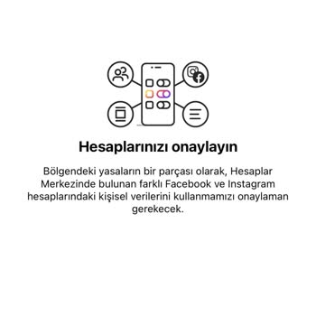 Instagram Ve Facebook Hesaplarınızı Onaylayın Mesajı