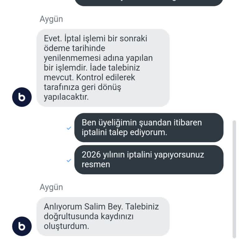 Blutv Bilgi Vermeden Abonelik Yeniliyor Ve İptal Gerçekleştirmiyor