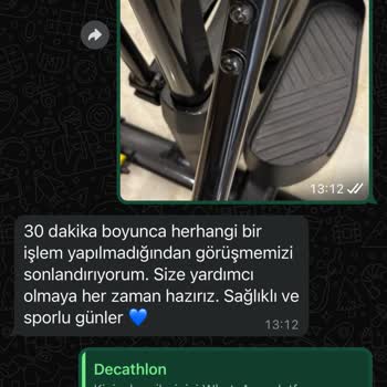 Decathlon 1 Senedir Yedek Parça Vermiyor.