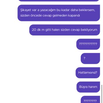 Getir Müşter Hizmetleri Çalışmıyor!