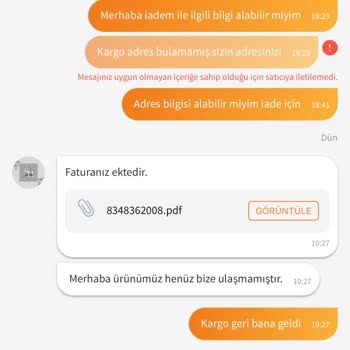 Aras Kargo Trendyol İademi Teslim Etmedi