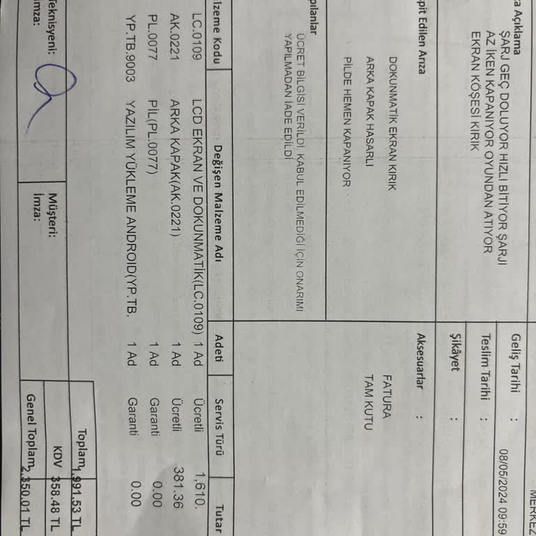 GTX Gaming Hometech Teknik Servis Hizmeti
