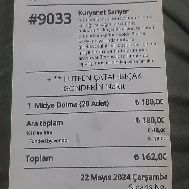 Yemeksepeti Eksik Ürün İlgisiz Müşteri Temsilcisi