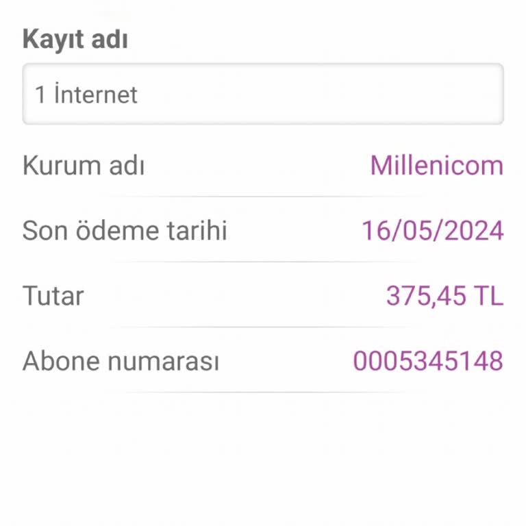 Millenicom İnternet - Taahhütsüz. (Değil)