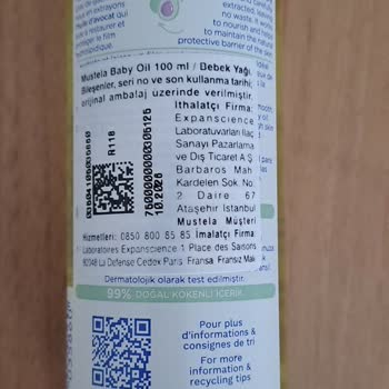 Mustela Bebeğimi Cildini Tahriş Etti.