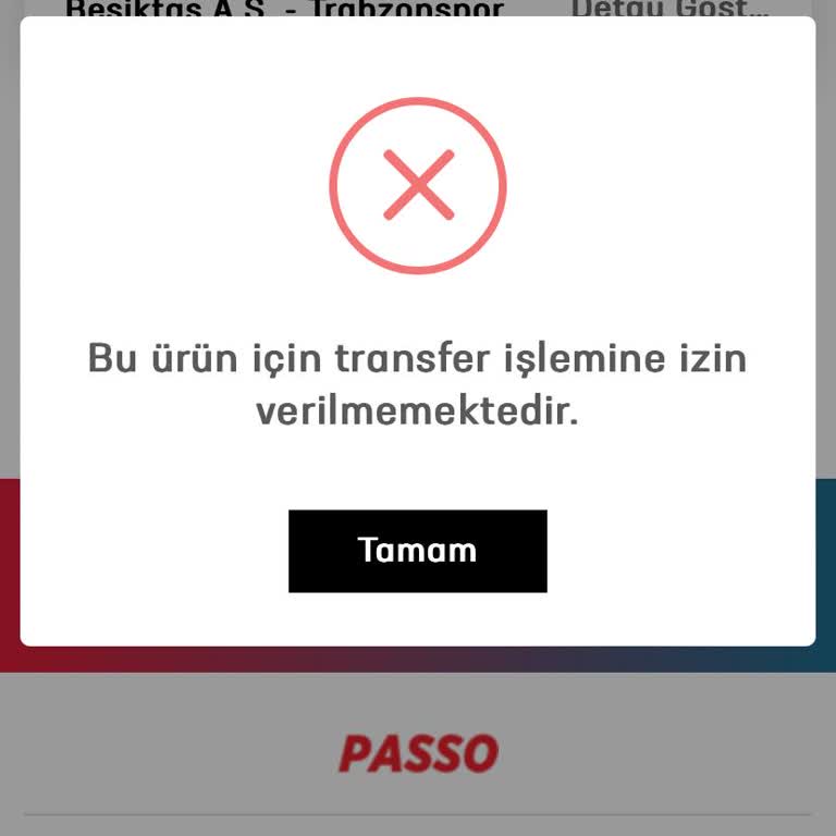 Passolig Transfer Bilet Aktarma