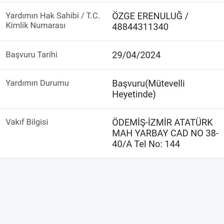 Honda Diğer Aile Yardımı