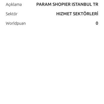 Param Shopier İstanbul TR