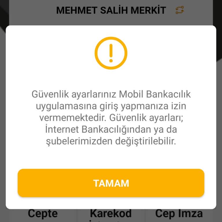 VakıfBank Mobil Bankacılığın Bloke Oldu.