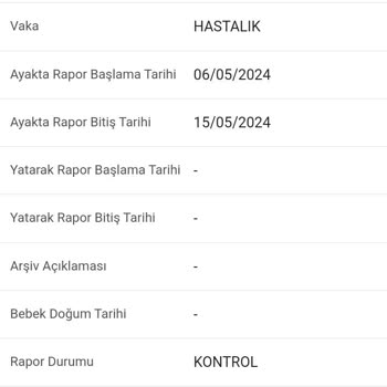SGK Rapor Parası Yatmadı
