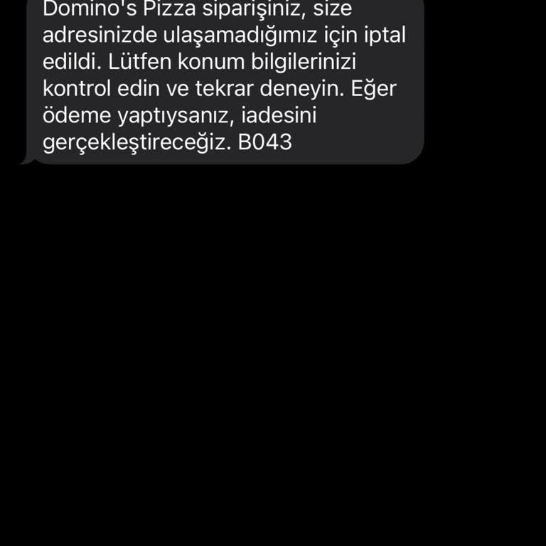 Yemeksepeti Ve Domino's Pizzanın Müşteri Mağduriyeti
