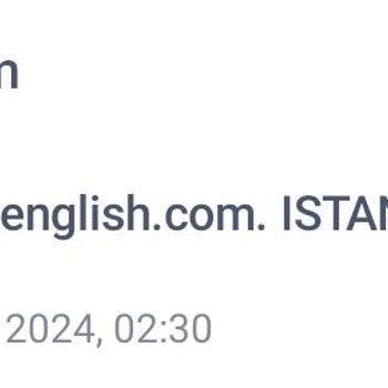 Open English Bilgim Dışında Gerçekleştirilen İşlem