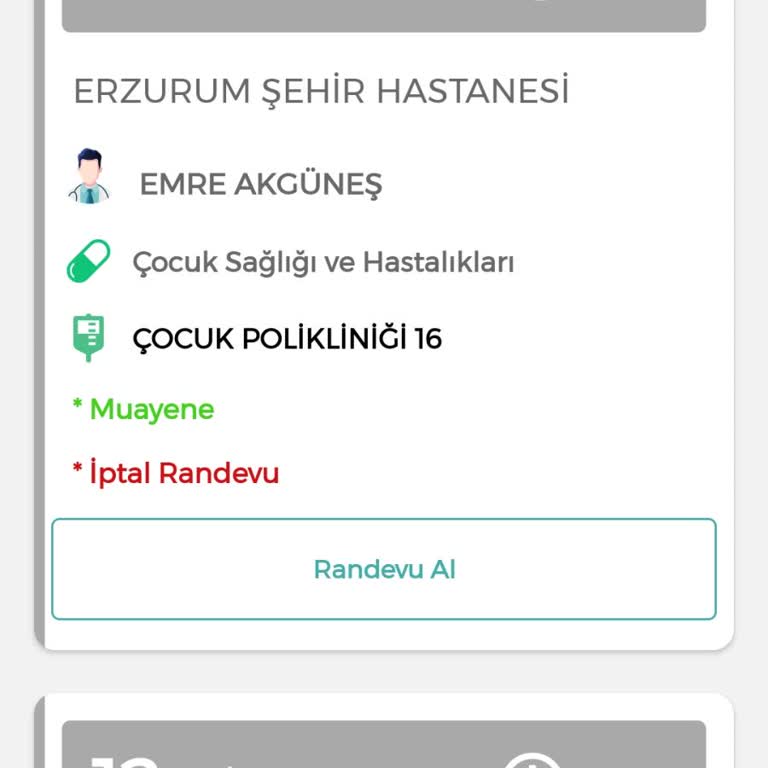 MHRS - 182 Bilinçli İptal Edilen Randevu Geri Alınabilmeli.