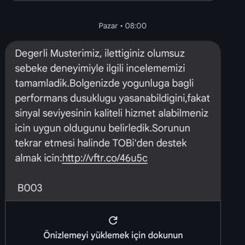 Vodafone Çekmeyen Veya Sürekli Kesilen İnternet+GSM Ve Yüksek Ücret Sorunu
