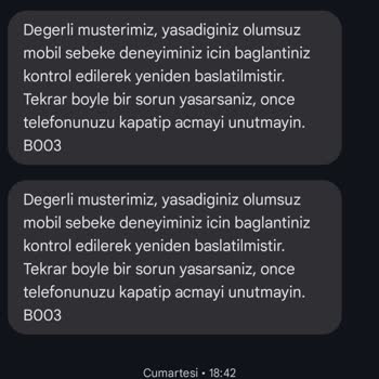 Vodafone Çekmeyen Veya Sürekli Kesilen İnternet+GSM Ve Yüksek Ücret Sorunu