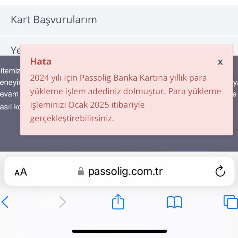 Passolig Para Yükleme Mağduriyet