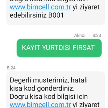 Bimcell Yurt Dışı Paket Satın Alma