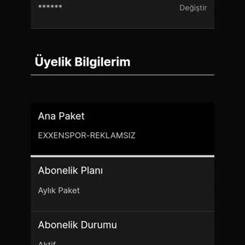 Exxen İptal Seçeneği Yok