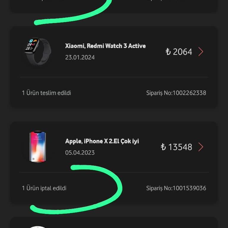 Vodafone Faturaya Ek Satışları İptal Ediyor.