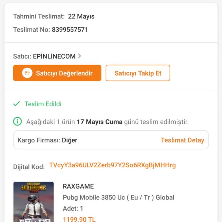 Trendyol Dijital Kod Mağduriyeti Ve İletişim Sorunları