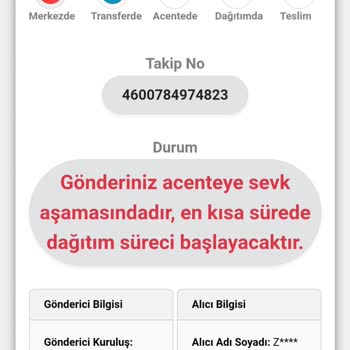 Kuryenet Ziraat Şikayet Kartım Ulaşmıyor 23 Gün Geçti