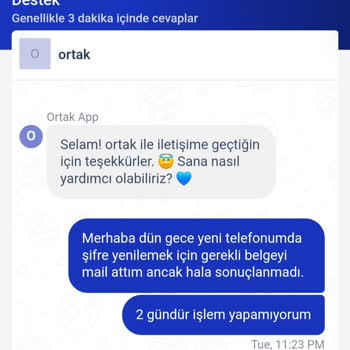 ortakapp.com Ortak App Hesabımı Açmıyor