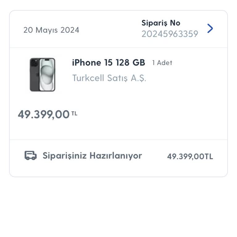 Turkcell Pasaj Kargoya Verilmeyen Ürün