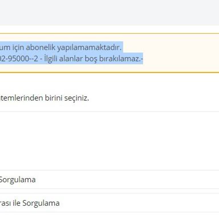 CK Boğaziçi Elektrik Abonelik İçin Yeni Başvuru Yapamıyoruz