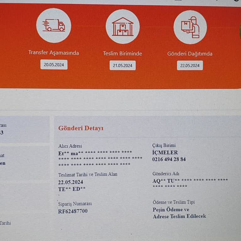 MNG Kargo - a company of DHL Kargomu Başka İlde Başka Birisine Teslim Ettiler