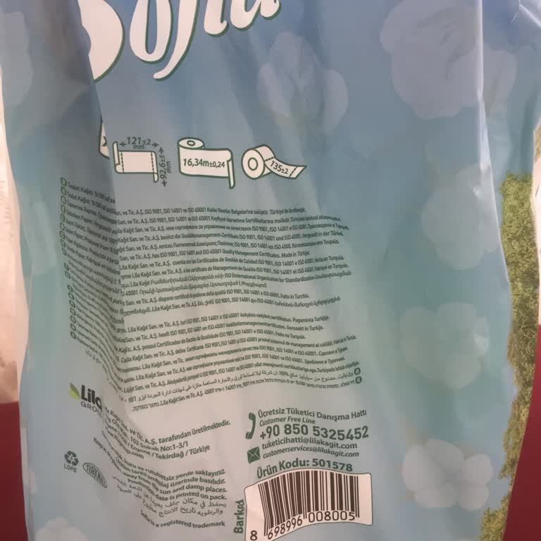 Sofia Kağıt Sofia Tuvalet Kağıdı Kalite Pişmanlığı