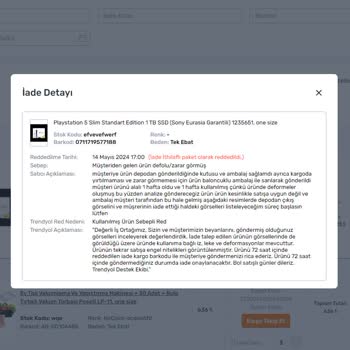 Trendyol PS5 Return Issue