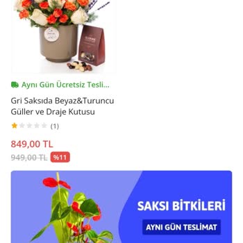 ÇiçekSepeti Anlık Kur Değişimden Etkilenen Çiçek Fiyatı