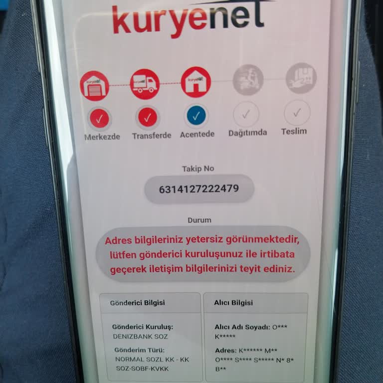 Kuryenet Kartım Halen Teslim Edilmedi!