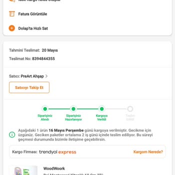 Trendyol Express Tuzla Elma Transfer Merkezi Gecikme