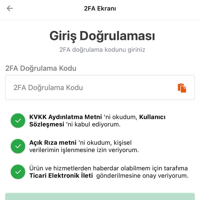 Bitci 2FA Doğrulama Sorunu