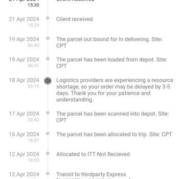 Заказ SHEIN отображается как полученный, но я его еще не получил