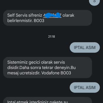Vodafone Onay Almadan Ücret Çekimi Yapıyor!