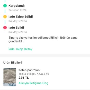 Dolap Uygulamasında Ürünüm Kayboldu