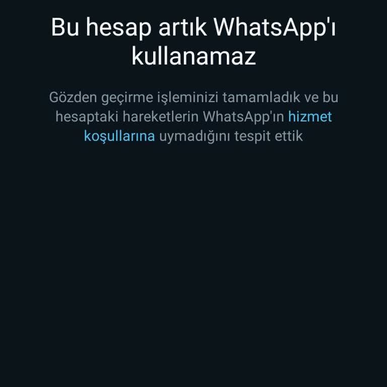 WhatsApp Ban Yeme