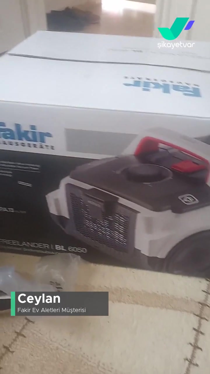 Fakir Elektrikli Süpürge SIkıntısı! videonun kapak resmi