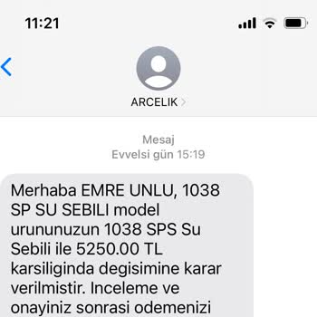 Arçelik Kendi Hatasını Maddi Olarak Müşteriye Yüklüyor