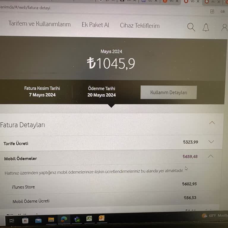 Vodafone Mobil Ödeme Beni Mahvetti