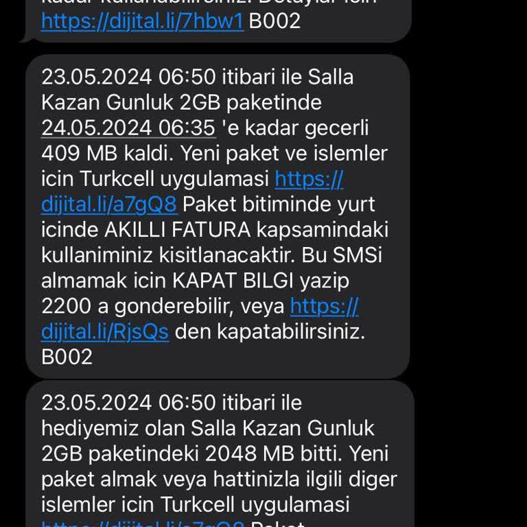 Turkcell İnternetlerinin Hızlı Bitmesi